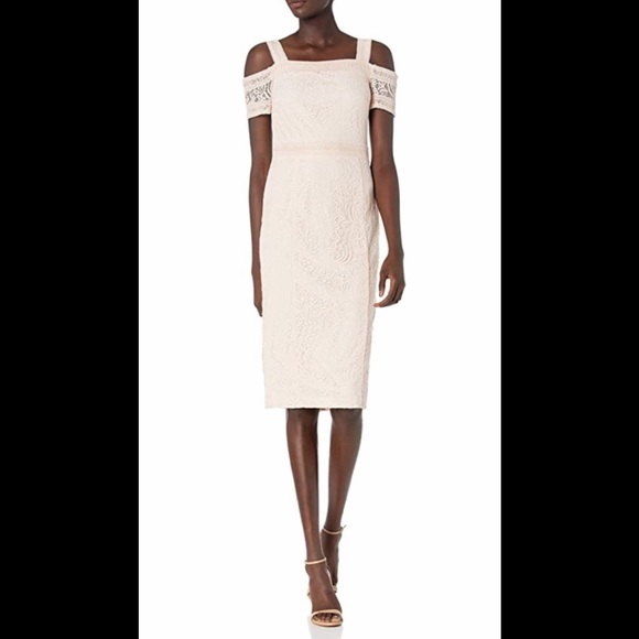 Rachel Roy Cold Shoulder Midi Dress - Picture 1 of 10